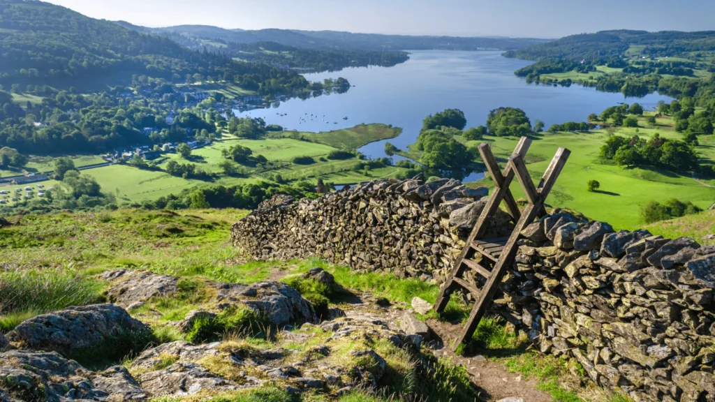 Lake District view from high up