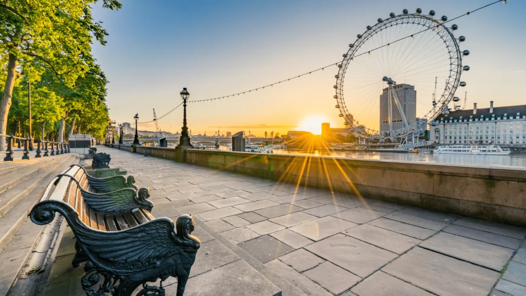 View of the London Eye