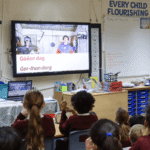 School doing Virtual Outreach session