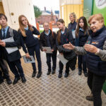 Newmarket Academy Godolphin Beacon Project Racing to School. Newmarket Academy Dubai Future Champions Education Week. Picture by Mark Westley