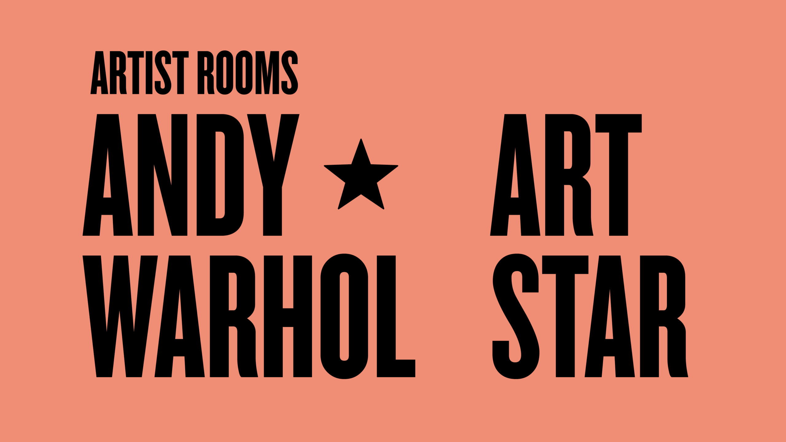 Warhol Title Treatment red