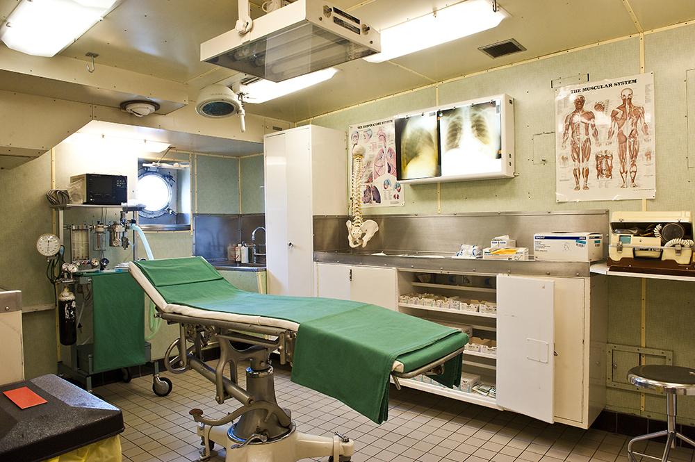 160512 Marc Millar Sick bay operating room