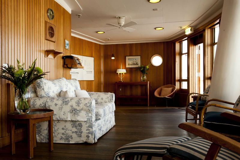 See the Sun Lounge one of The Queen's favourite rooms on board © Marc Millar