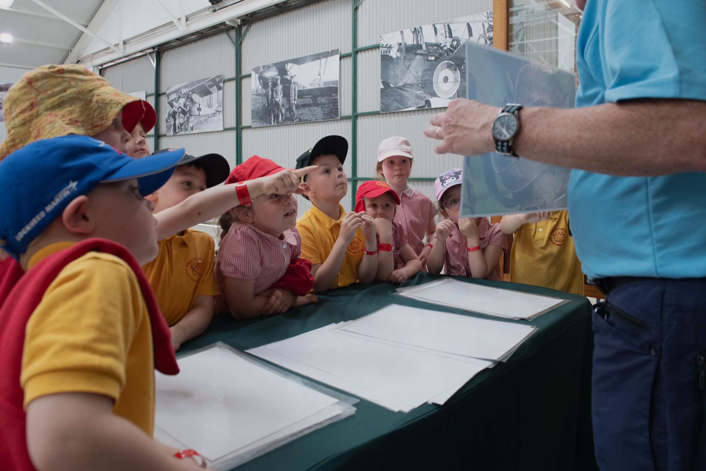 Interactives in the Hangars. © The Shuttleworth Trust. Photo Phil Chaplin