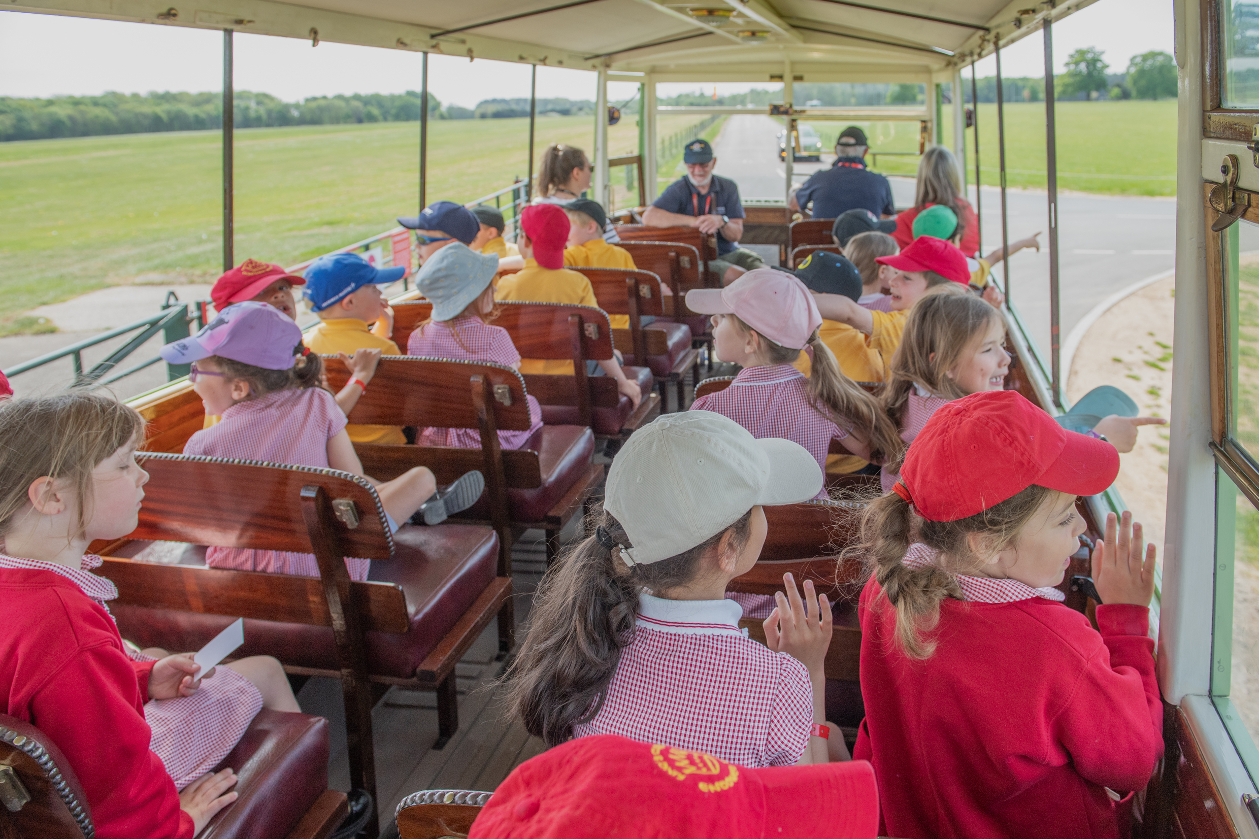 On the bus. © The Shuttleworth Trust. Photo Phil Chaplin